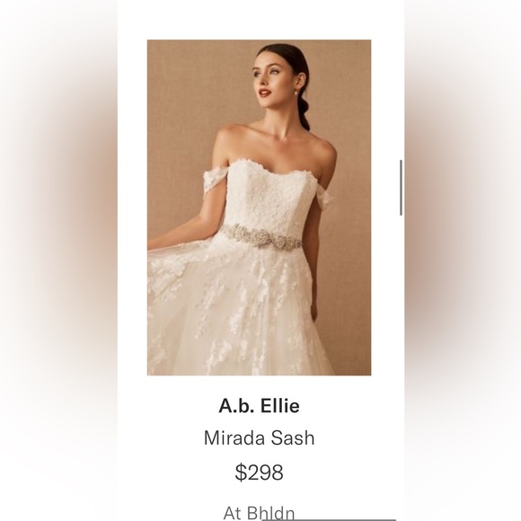 NWOT BHLDN Anthropologie A.B. Ellie “Mirada” sash - Picture 2 of 10